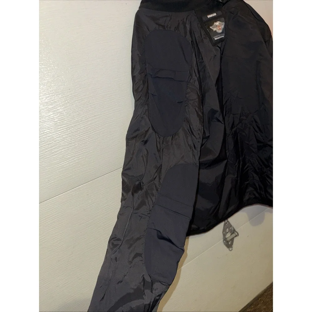 HARLEY-DAVIDSON Cross Roads Fleece Jacket Black w/ Willie G Skull Emblems 2xL